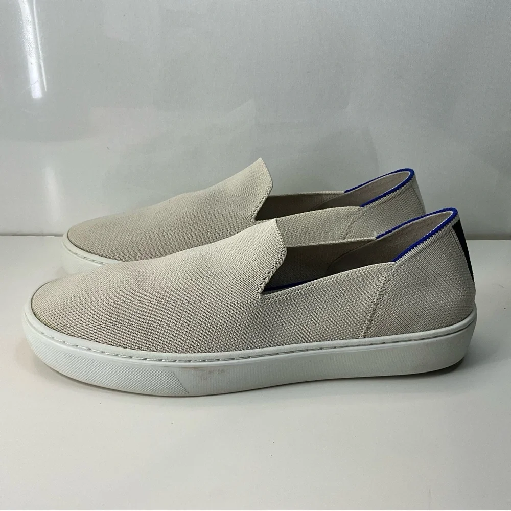 Rothys Casual Cream Slip-On Sneakers 8.5 - Picture 6 of 11